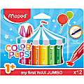 Helix Color Peps My First Wax Jumbo Crayons - Assorted - 12 / Pack 1 thumbnail image