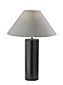 Adesso® Martin Table Lamp, 25-1/2"H, Light Gray Shade/Black Base 1 thumbnail image