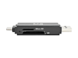 Tripp Lite USB-C Memory Card Reader, 2-in-1 USB-A/USB-C 1 thumbnail image