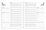 2025 TUL® Discbound Daily Planner Refill Pages, Letter Size, January To December