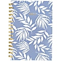 2024 Cambridge® Elena Weekly/Monthly Planner, 5-1/2" x 8-1/2", Blue Floral, January To December 2024 , 1680-200