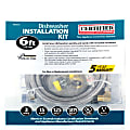 Certified Appliance Accessories Dishwasher Installation Kit with Straight Plug Head - Metal, Stainless Steel, Brass - Yellow, Multi 1 thumbnail image