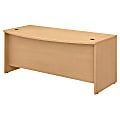 Bush Business Furniture Studio C 72"W Bow-Front Computer Desk, Natural Maple, Standard Delivery 1 thumbnail image