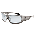 Ergodyne Skullerz® Safety Glasses, Odin, Matte Gray Frame, Indoor/Outdoor Lens