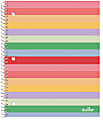 Office Depot® Brand Stellar Poly Notebook, 8-1/2" x 11", 1 Subject, College Ruled, 160 Pages (80 Sheets), Multicolor Stripes 1 thumbnail image