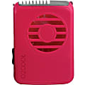 O2 Cool Deluxe Necklace Fan - 1 Speed - Lightweight - 6" Height x 3.4" Width x 1.2" Depth - Raspberry 1 thumbnail image