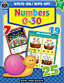 Teacher Created Resources Write-On/Wipe-Off Book, Numbers 0 - 30, Preschool