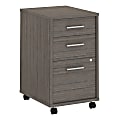 kathy ireland® Office by Bush Business Furniture Method 19-3/4"D Vertical 3-Drawer Mobile File Cabinet, Cocoa, Delivery 1 thumbnail image