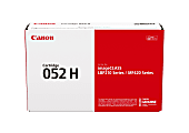 Canon® 052H Black High Yield Toner Cartridge, 2200C001