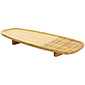 Gibson Home Sadler Narrow Wooden Serving Tray, 1-15/16"H x 6-1/4"W x 17-3/4"D, Brown 1 thumbnail image