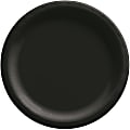 Amscan Round Paper Plates, 8-1/2”, Jet Black, Pack Of 150 Plates