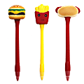 Inkology Squishy Junk Food Ballpoint Pen, Fine Point, 0.8 mm, Red/Yellow Barrel, Black Ink 1 thumbnail image
