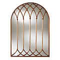 Baxton Studio Vintage Farmhouse Accent Wall Mirror, 45-11/16" x 32", Antique Bronze 1 thumbnail image