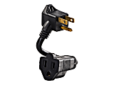 CyberPower GC201 - Power extension cable - NEMA 5-15, NEMA 5-15P (R) to NEMA 5-15 (F) - AC 125 V - 13 A - 6 in - black 1 thumbnail image