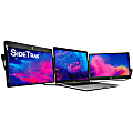 Luxor SideTrak Swivel Triple HD 12.5" Attachable Portable Monitors, Black, Set Of 2 Monitors 1 thumbnail image