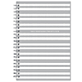 25 Blue Sky Weekly/Monthly Calendar, Stitched Stripe, January 25-December 25 1 thumbnail image