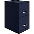 Lorell® SOHO 18"D 2-Drawer Lateral File Cabinet, Navy