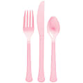 Amscan Boxed Heavyweight Cutlery Assortment, New Pink, 200 Utensils Per Pack, Case Of 2 Packs 1 thumbnail image