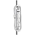 Eaton Tripp Lite Series Safe-IT Mounting Clamp for Medical-Grade Power Strips - Antimicrobial Protection - White 1 thumbnail image