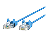 Belkin CAT6 Slim Gigabit Snagless UTP Ethernet Cable - 12 ft Category 6 Network Cable  - CE001B12BLUS 1 thumbnail image