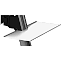 Lorell® Sit-To-Stand Flex Desk, Accessory Tray, Black 1 thumbnail image