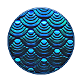 PopSocket PopGrip, 1-9/16", Iridescent Mermaid Wave 1 thumbnail image