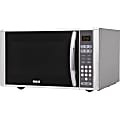 RCA 1.1 Cu Ft Stainless Steel Design Microwave - Single - 8.23 gal Capacity - Microwave - 10 Power Levels - 1000 W Microwave Power - Countertop - Stainless Steel