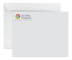 Gummed Seal, White Wove Open Side Catalog Mailing Envelopes, Full-Color, Custom 9" x 12", Box Of 250