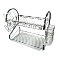 Better Chef Dish Rack, 15-1/4"H x 26-1/2"W x 10"D, Chrome