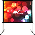 Elite Screens Yard Master 2 Series OMS135HR2 - Projection screen with legs - rear - 135" (135 in) - 16:9 - Wraith Veil 1 thumbnail image