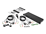 Tripp Lite 8-Port DVI/USB KVM Switch with Audio and USB 2.0 Peripheral Sharing, 1U Rack-Mount, Dual-Link, 2560 x 1600 - KVM / audio / USB switch - 8 x KVM / audio / USB - 1 local user - rack-mountable - TAA Compliant