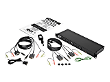 Tripp Lite 8-Port DVI/USB KVM Switch with Audio and USB 2.0 Peripheral Sharing, 1U Rack-Mount, Dual-Link, 2560 x 1600 - KVM / audio / USB switch - 8 x KVM / audio / USB - 1 local user - rack-mountable - TAA Compliant 1 thumbnail image