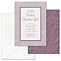 Custom Premium Event Invitations With Envelopes, 5" x 7", Graphic Border, Box Of 25 Cards 1 thumbnail image