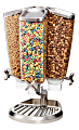 Rosseto Serving Solutions EZ-PRO™ Dry Food Dispensers, 4-Container Carousel, Cereal, Tabletop Stand, 512 Oz, Clear/Stainless 1 thumbnail image