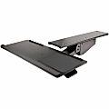 StarTech Under Desk Keyboard Tray, Height Adjustable Keyboard and Mouse Tray (10" x 26"), Ergonomic Computer Keyboard Tray w/Mouse Pad