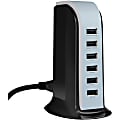HyperGear Power Tower 6 Charging Station - 30 W - 120 V AC, 230 V AC Input - 5 V DC/6 A Output 1 thumbnail image