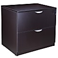 Boss Office Products 31"W x 22"D Lateral 2-Drawer File Cabinet, Mocha 1 thumbnail image
