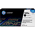 HP 501A Black Toner Cartridge, Q6470A