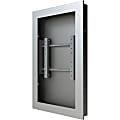 Peerless-AV KIP746-S Wall Mount for Fan, Media Player, Flat Panel Display, Electronic Equipment - Silver - Height Adjustable - 46" Screen Support - 74.96 lb Load Capacity - 200 x 200, 600 x 400 - Yes - 1