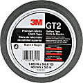 3M Gaffers Cloth Tape - 54.60 yd Length x 1.90" Width x 11 mil Thickness - Black - Vinyl - 1 Roll 1 thumbnail image