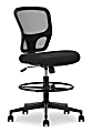 Click365 Perch Mesh Drafting Chair With Back, Black 1 thumbnail image