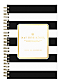 Blue Sky™ Day Designer Daily/Monthly Planner, 8" x 5", Black Rugby Stripe, January To December 2021, 124841 1 thumbnail image