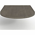 Lorell Prominence 2.0 Half-Racetrack Conference Tabletop, 72" Width x 48" Depth x 1.5" Thickness, Gray Elm 1 thumbnail image