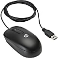 HP 3-Button USB Laser Mouse - Laser - Cable - Black - USB - 1000 dpi - Scroll Wheel - 3 Button(s) - Symmetrical - 1 1 thumbnail image