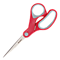 Scotch® Multipurpose Scissors, 7", Pointed, Gray/Red