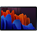 Samsung Galaxy Tab S7+ SM-T970 Tablet - 12.4" WQXGA+ - 6 GB RAM - 128 GB Storage - Android 10 - Mystical Black - Qualcomm Snapdragon 865 Plus SoC Octa-core (8 Core) 3.09 GHz