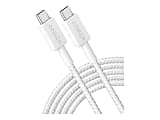 ANKER USB-C Data Transfer Cable - 10 ft USB-C Data Transfer Cable - 480 Mbit/s - MFI - White 1 thumbnail image