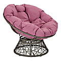 Office Star™ Papasan Chair, Purple/Gray 1 thumbnail image