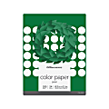 Office Depot® Color Bright Copy Paper, Letter Size (8 1/2" x 11"), 24 Lb, Green, Ream Of 250 Sheets 1 thumbnail image