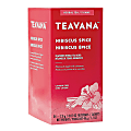 Teavana Hibiscus Spice Herbal Tea Bags, 0.07 Oz, Carton Of 24